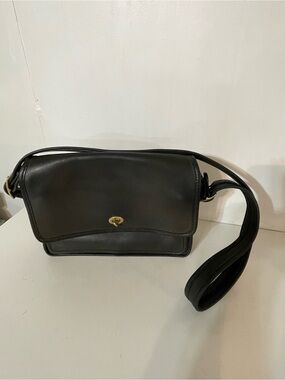Vintage Coach Compartment Messenger Bag